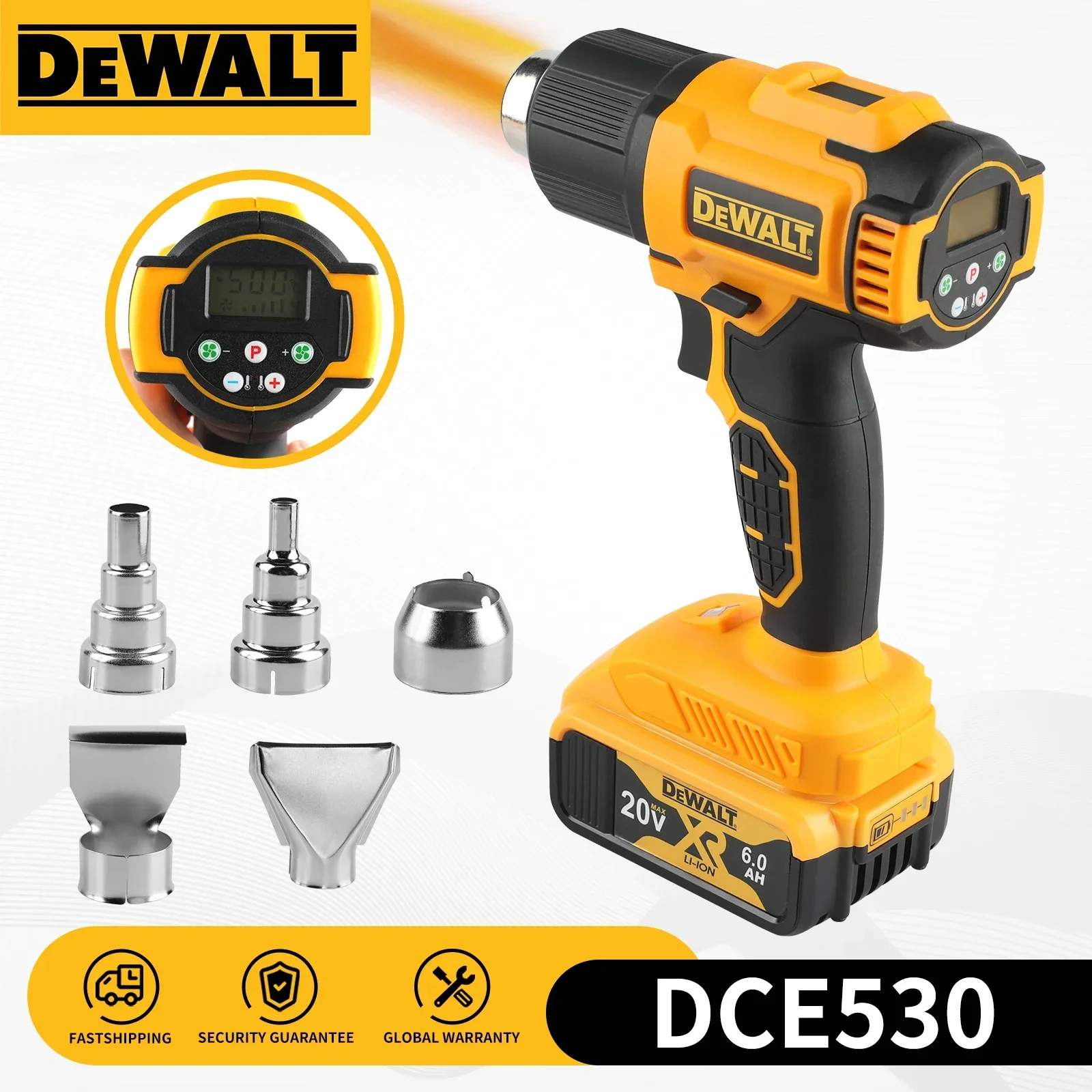 Heat Gun Small - DeWALT DCE530, pistola termica a batteria