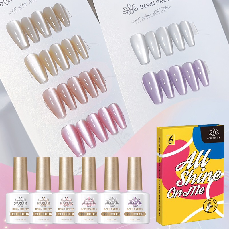 Resin Glitter Pack - BORN PRETTY Set di 6 Smalti