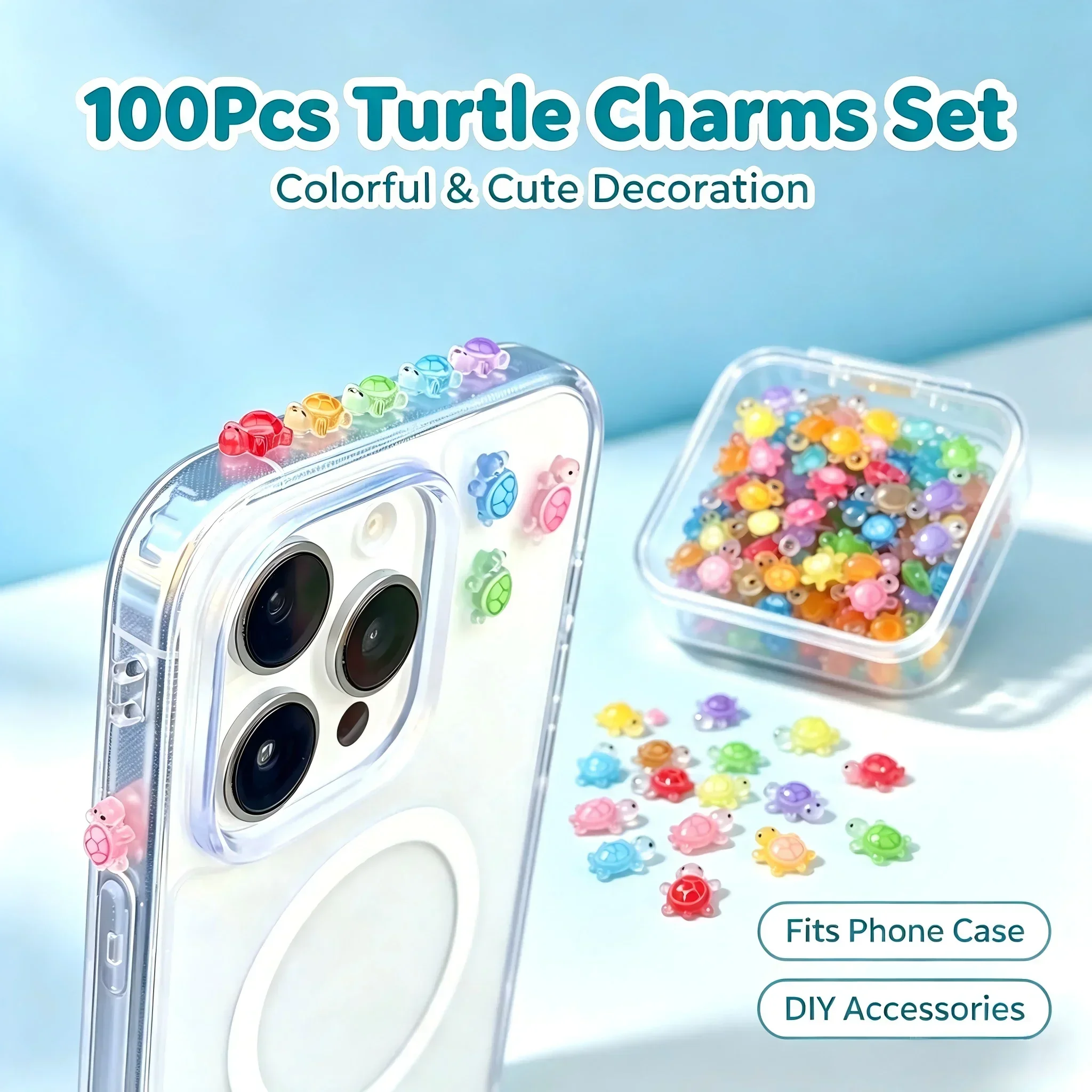 Crafting Resin - 100 pezzi/ Ciondoli in resina a