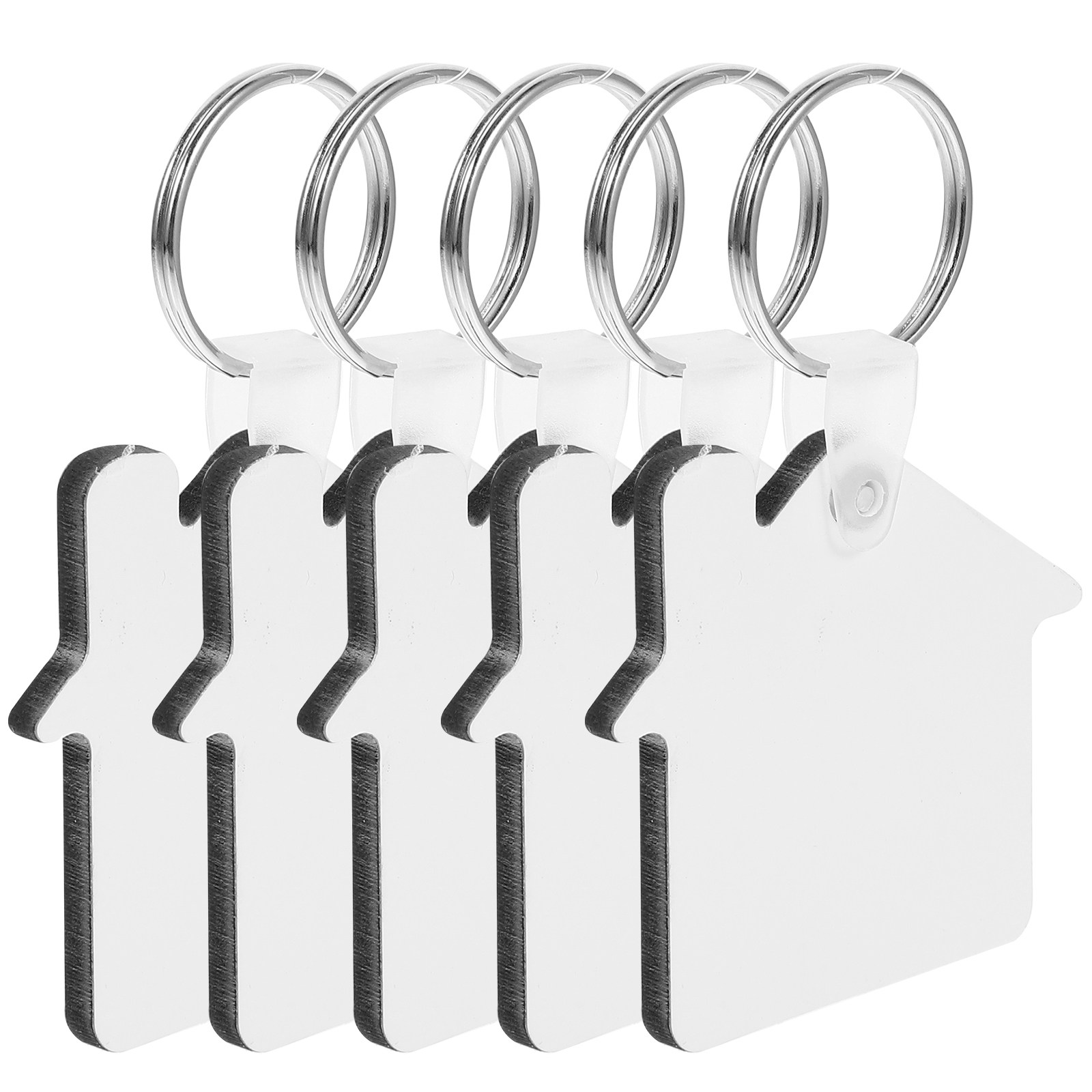 5 pezzi di portachiavi in legn - Wood Ring Blank recensione e prezzo